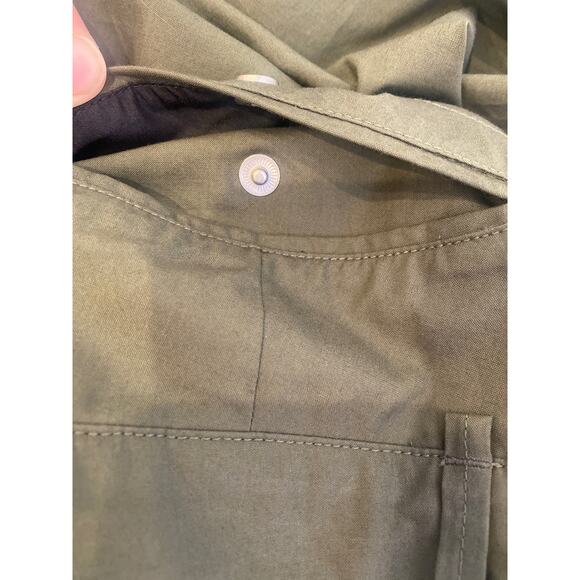 Mammut Olive Green Women’s Jogger Pants EUC Sz 8 Woven Cotton Outdoor Pockets - Picture 7 of 14